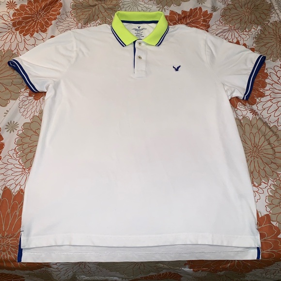 American Eagle Outfitters Other - American Eagle Men’s White Short Sleeve Polo XXL